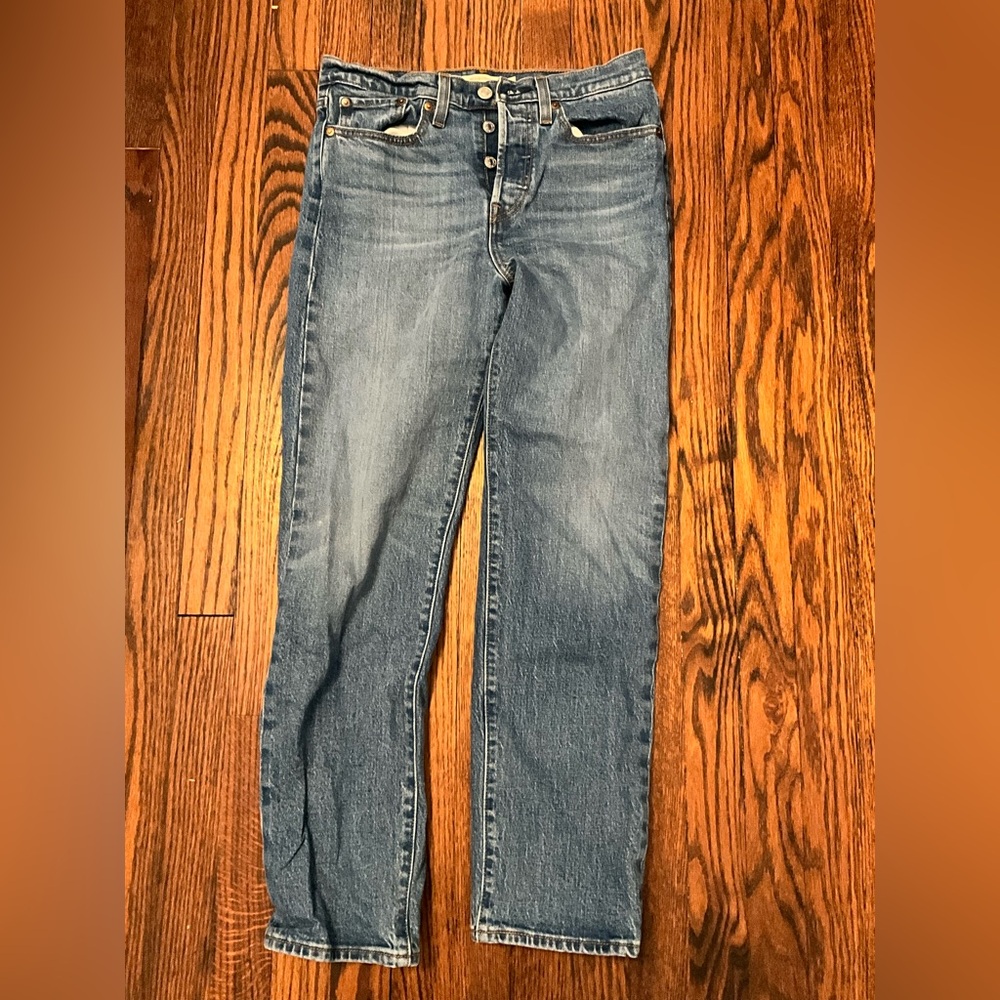 Levi Strauss Jeans Wedgie Straight Buttonfly - Size 27 - Picture 1 of 5